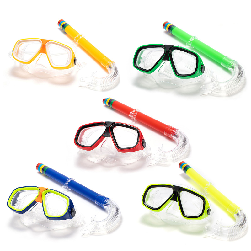 Snorkel Set - Adults Kids Diving Goggle Mask Breathing