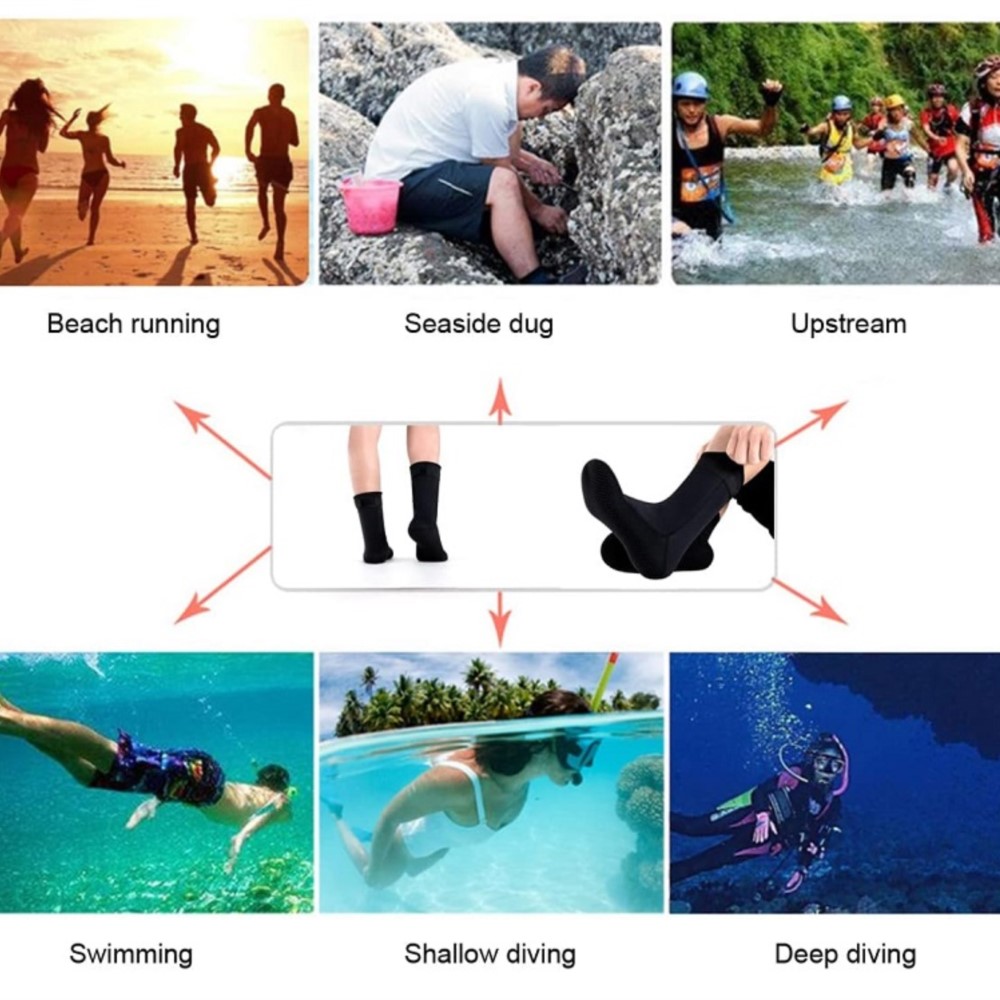 Neoprene Socks 3mm 5mm Wetsuit - Flippers Swimming review and price