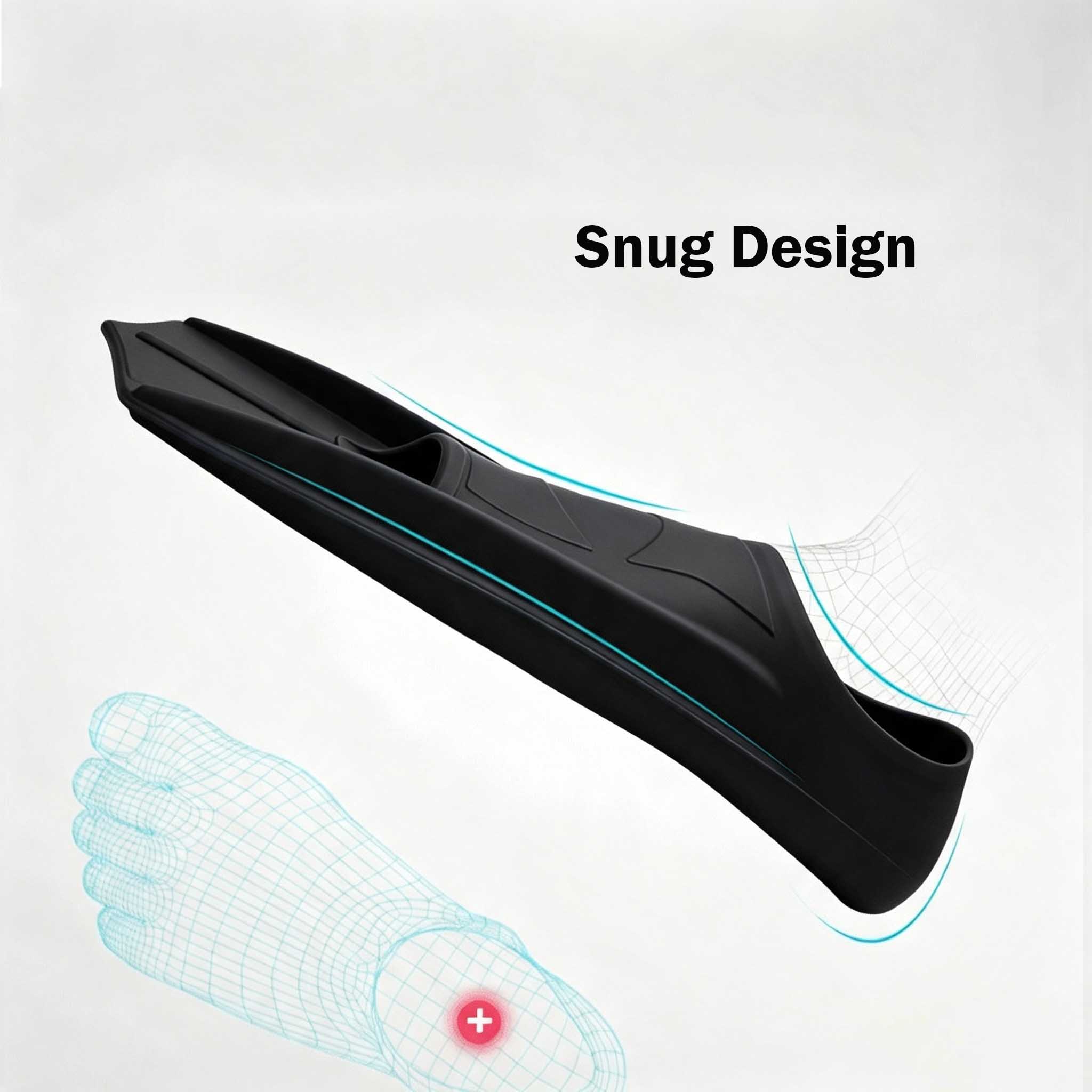 Silicone Swimming Short Flippe - Flippers Swimming review and price