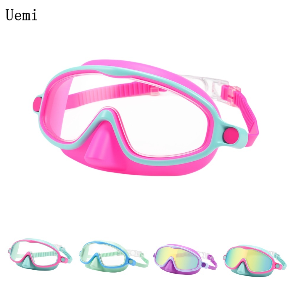Kids Swim Goggles with Nose Co - Diving Mask review and price
