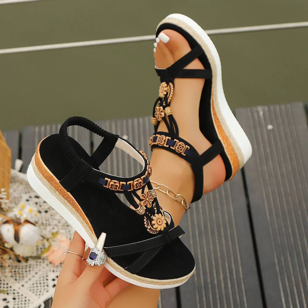 Women Wedge Sandals Summer 202 - Water Shoes review and price