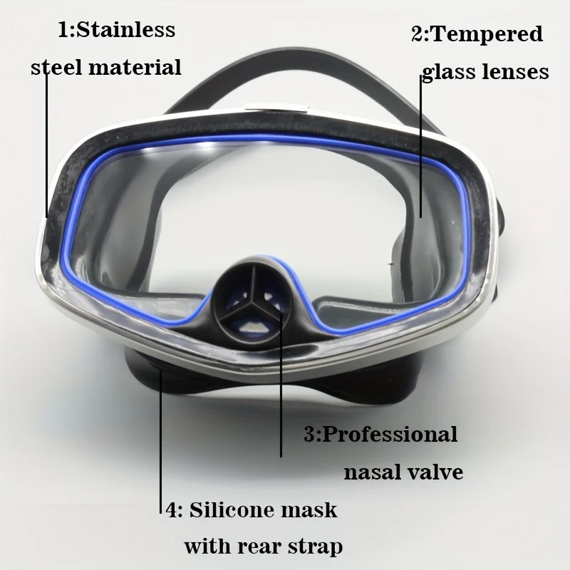Adult Professional Diving Mask - Snorkel Set review and price