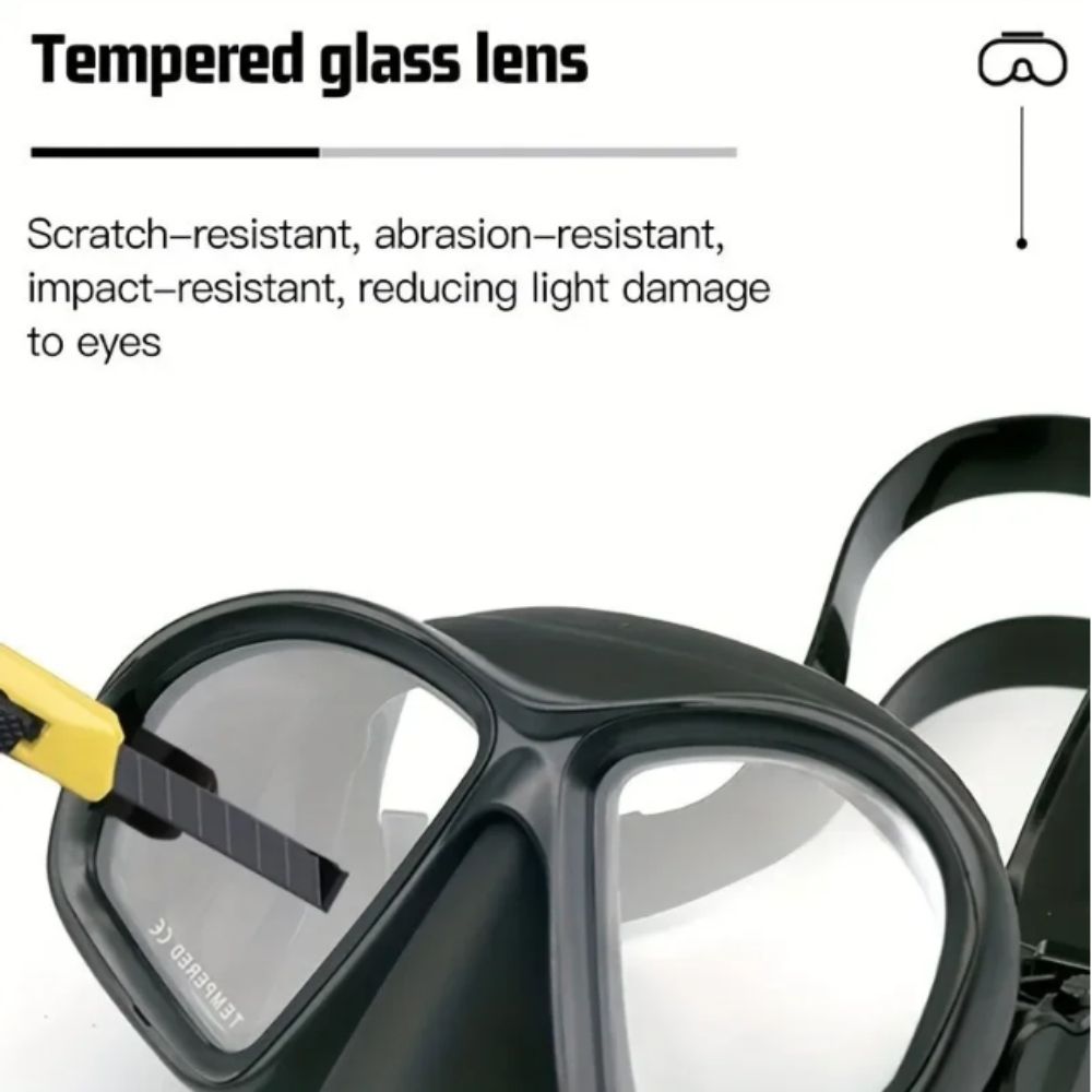 Tempered Glass Freediving Mask - Diving Mask review and price