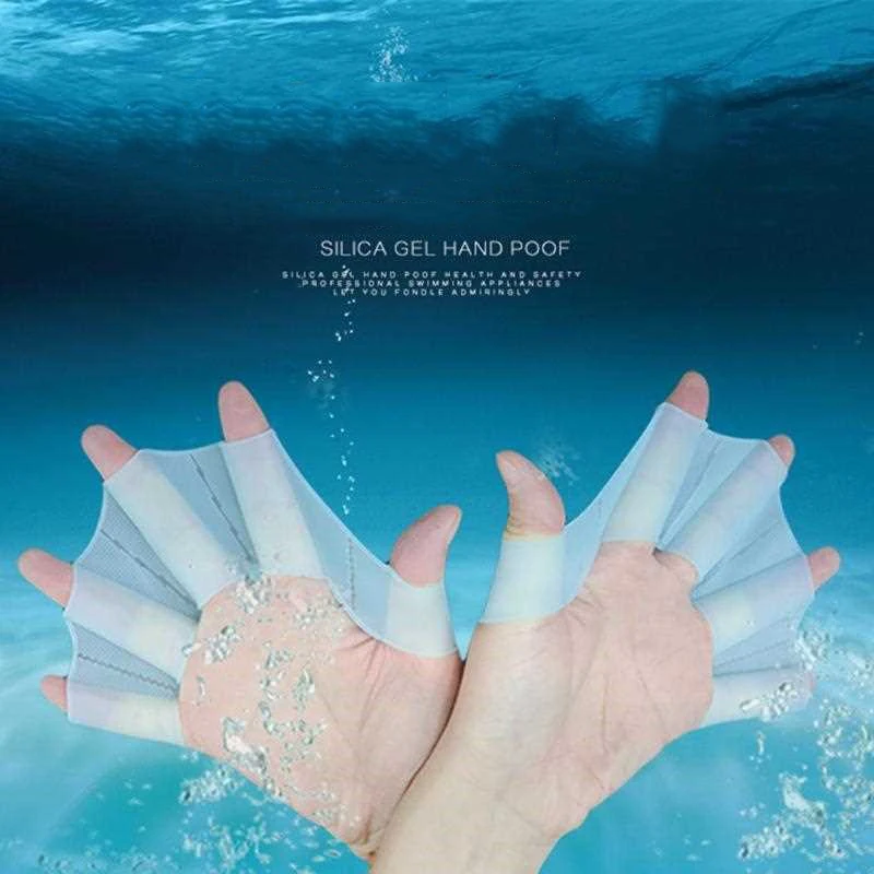 1Pair Hand Webbed Gloves Pad F - Flippers Swimming review and price