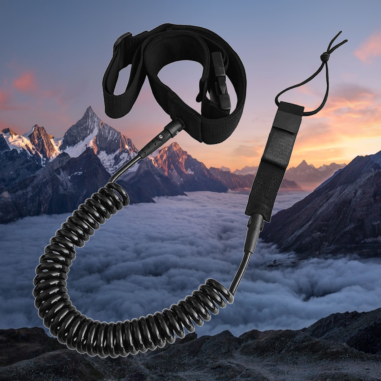 Coiled SUP Leash Durable TPU S - Surfboard Leash review and price