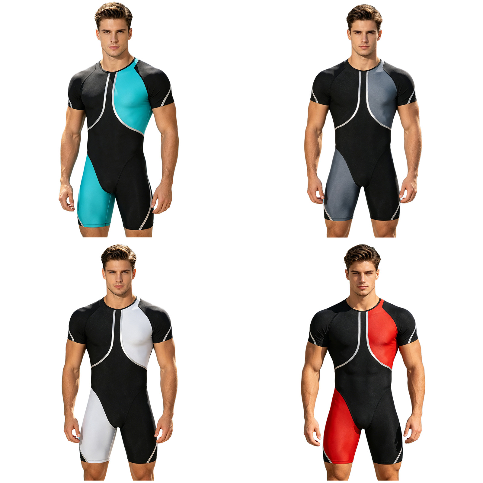 Men One-piece Swimsuit Rash Gu - Wetsuit Men review and price